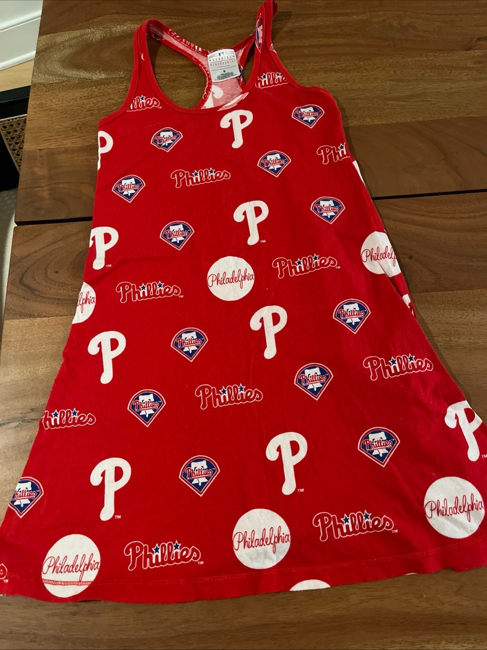 Philadelphia official baseball Phillies dress S soft tank dress cotton comfort